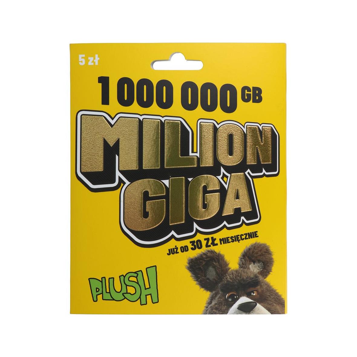 Karta startowa PLUSH 5 zł MAXI