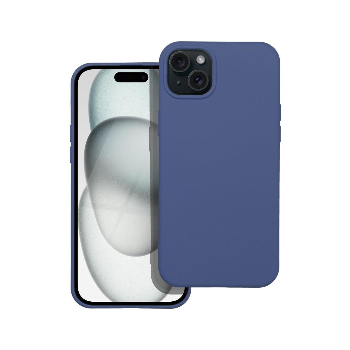 Futerał do iPhone 15 PLUS Silicone niebieski