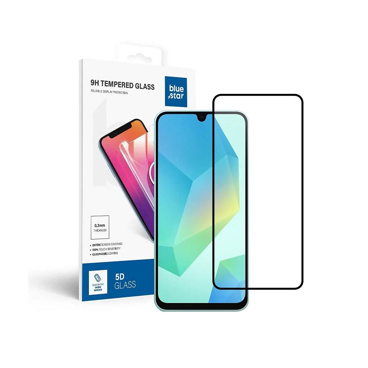 Szkło hartowane do Samsung Galaxy A17 4G / A17 5G / A16 4G / A16 5G / M16 5G (full glue / case friendly) Blue Star 5D czarne