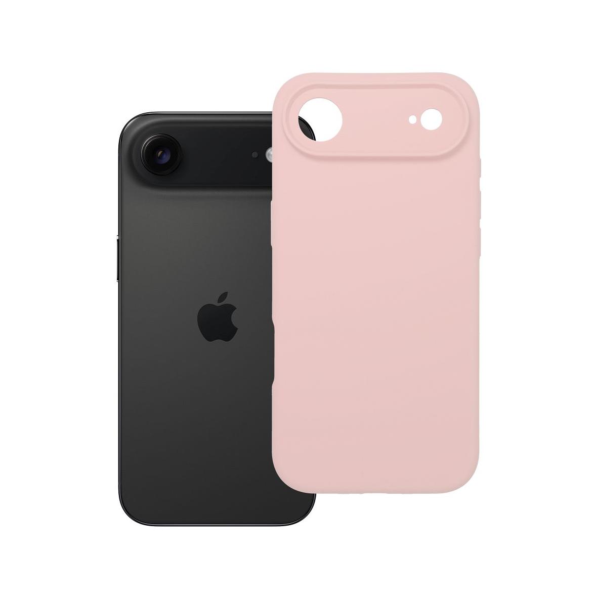 Futerał do iPhone 17 AIR Silicone 2mm pudrowy róż