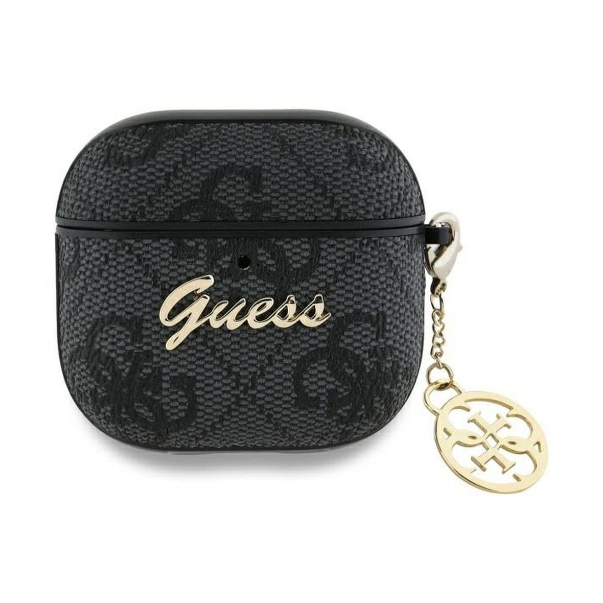 GUESS futerał do APPLE AirPods 4 GUA4G4GSMK (PU 4G W / Charm) czarny