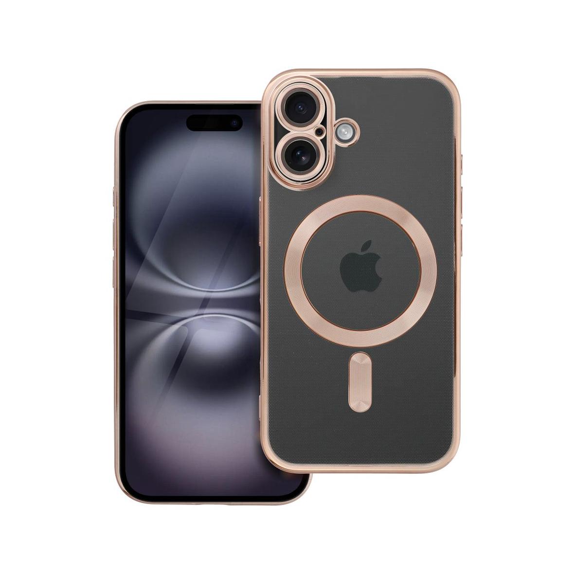 Futerał do iPhone 16 Electro Mag Cover zgodny z MagSafe brązowy