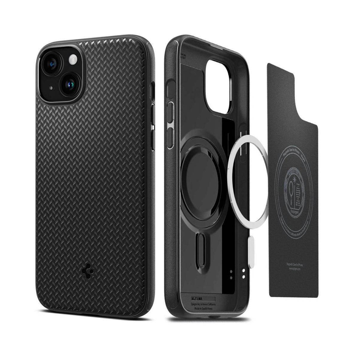 SPIGEN futerał MAG ARMOR kompatybilny z MagSafe do IPHONE 15 Plus matte black