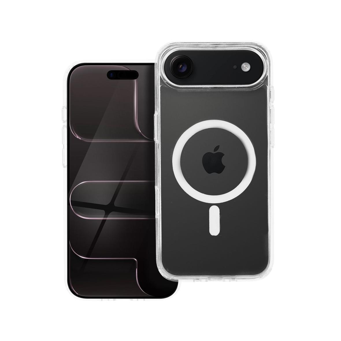 Etui na iPhone 17 AIR Forcell F-Protect Clear Hybrid Premium zgodny z MagSafe transparentne 0INT