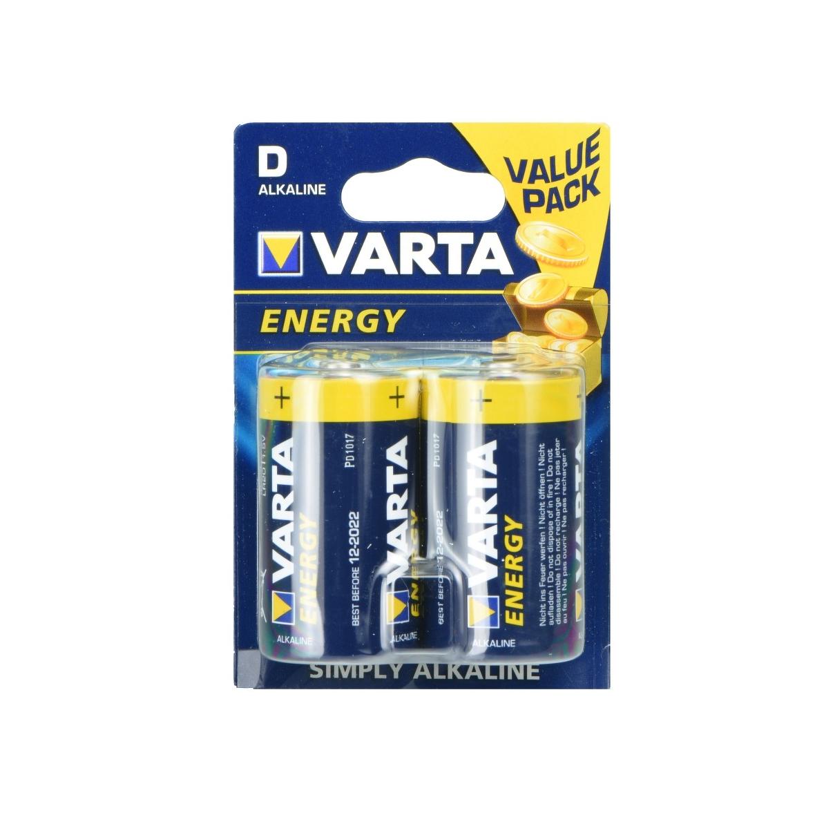 VARTA bateria alkaliczna R20 (Typ D) Energy 2 szt