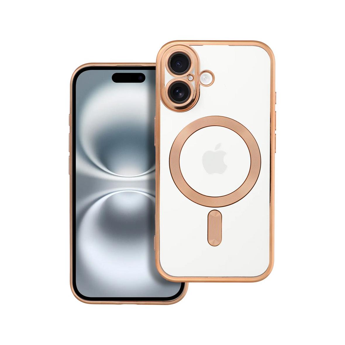 Futerał do iPhone 16 Electro Mag Cover zgodny z MagSafe złoty