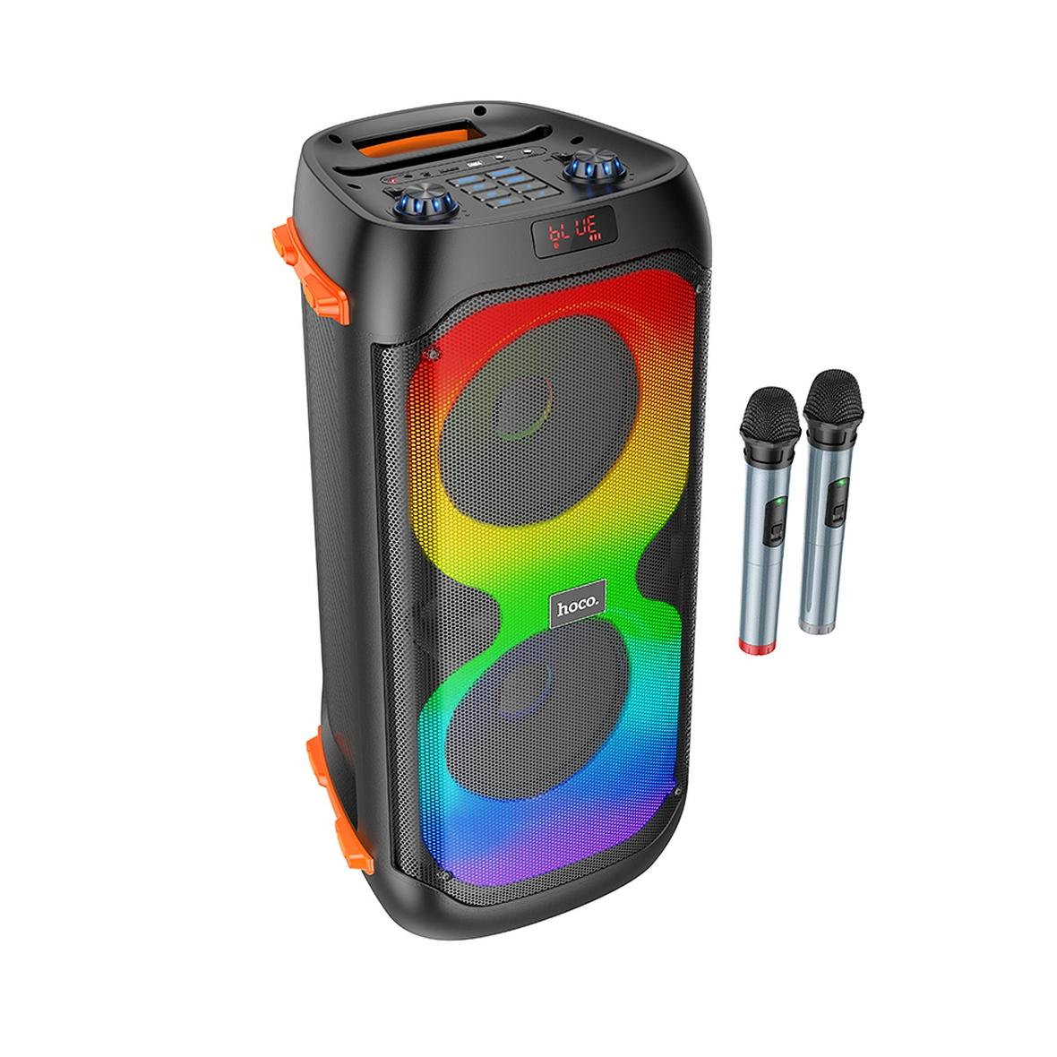 Zestaw do karaoke bluetooth 2 x 20W 4h Hoco BS53 czarny