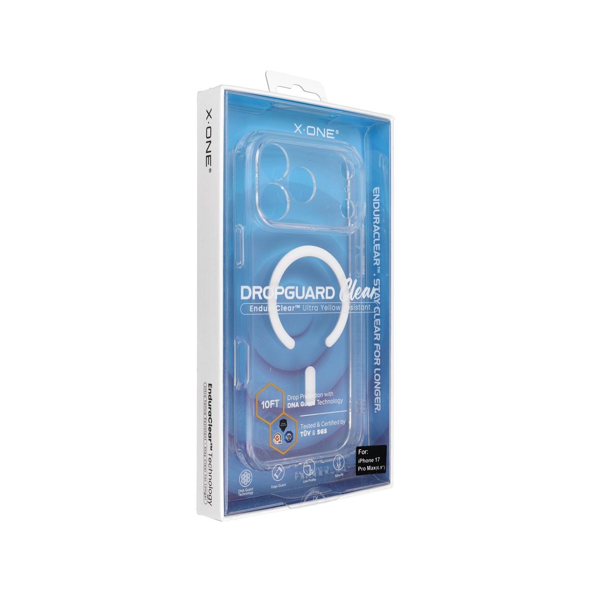 Futerał X-ONE Endura Clear Case (kompatybilny z MagSafe) - do Apple iPhone 17 Pro Max transparentny