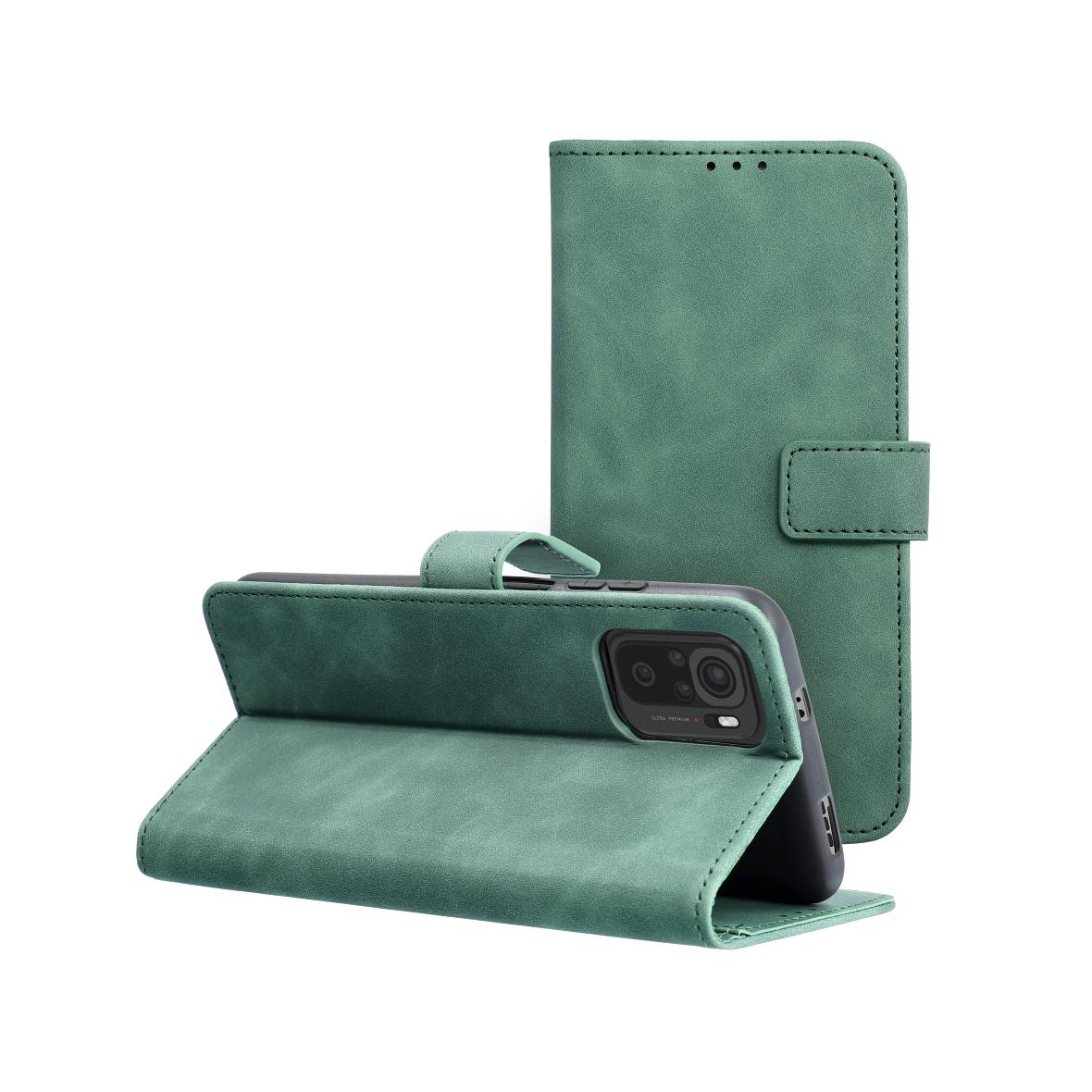 Etui z klapką na Xiaomi Redmi NOTE 11 / 11S Tender Book zielone