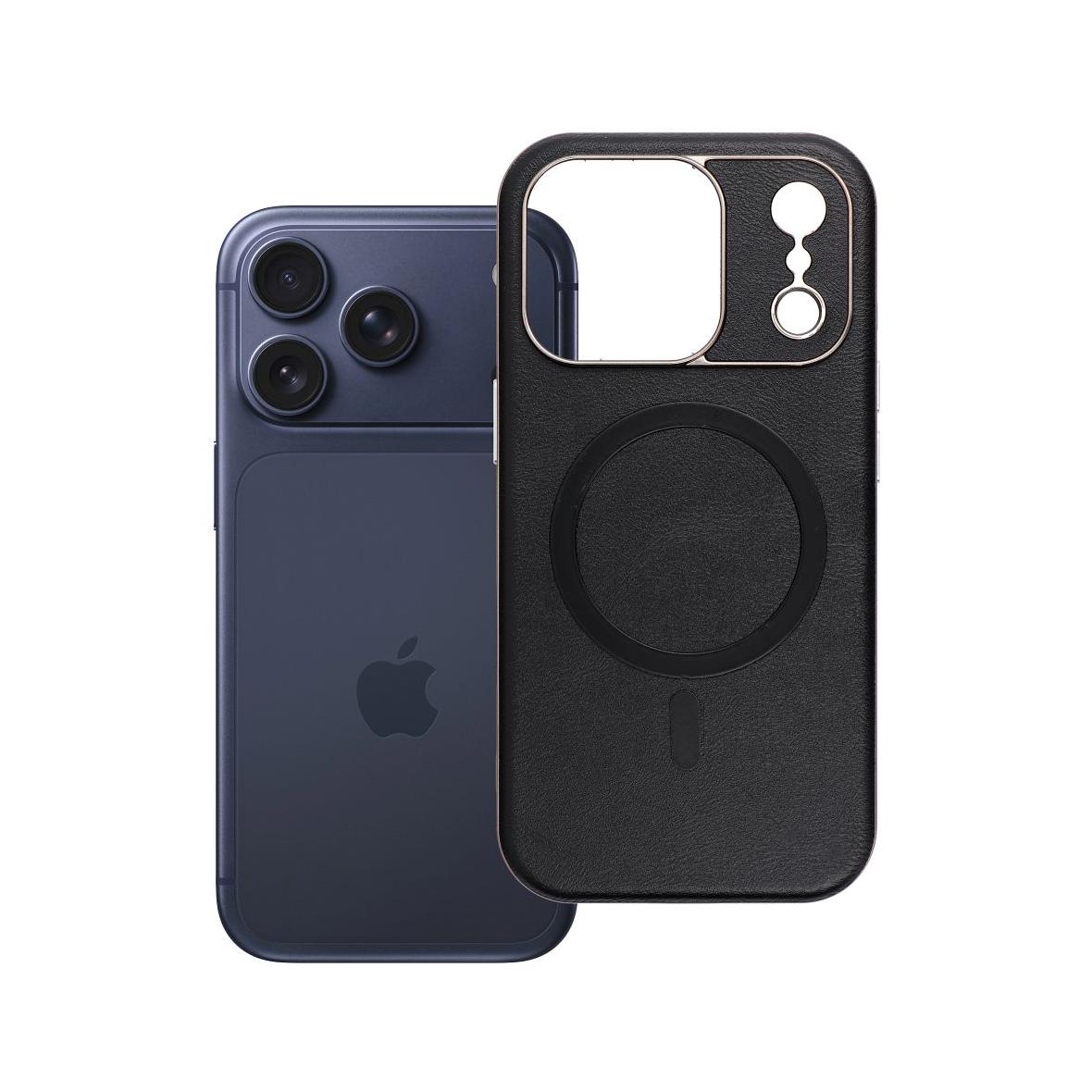 Futerał do iPhone 17 PRO Gentleman Mag Cover zgodny z MagSafe czarny