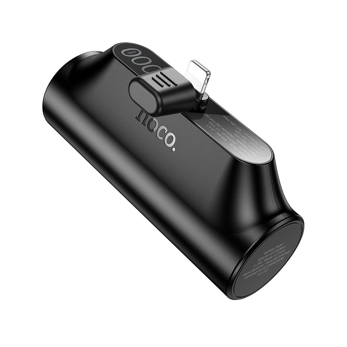 Powerbank Hoco 3000 mAh z wbudowanym złączem Lightning J147 czarny