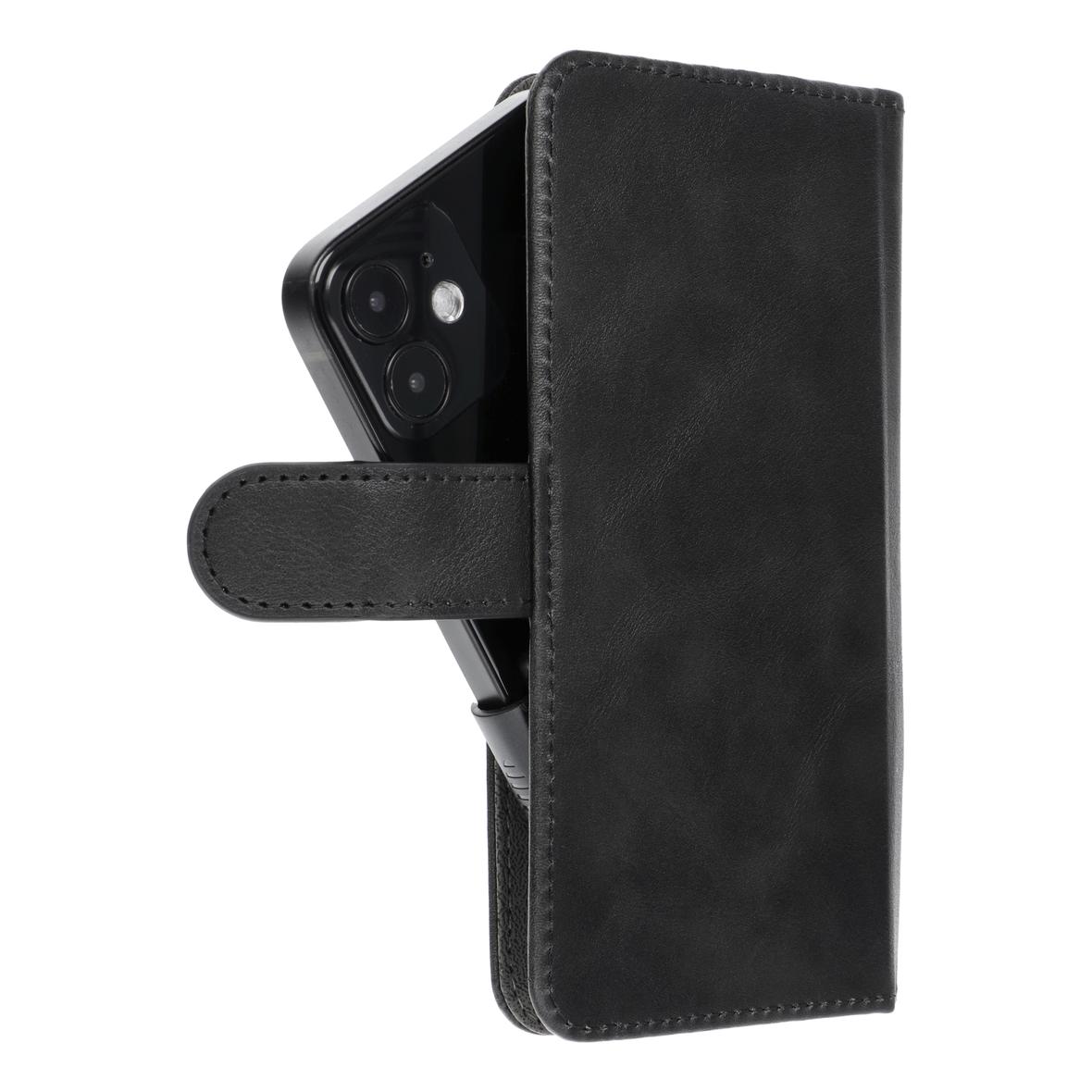 Etui z klapką na iPhone 12 / 13 / Samsung S6 / A5 2016 / Xcover 4 / S22 / Huawei P8 2017  Common Book rozmiar S czarne