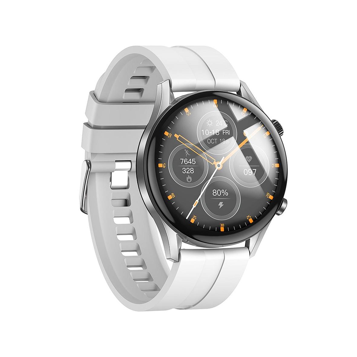EOL Smartwatch Hoco 1,39" TFT IP67 z funkcją rozmowy Y7 PRO srebrny