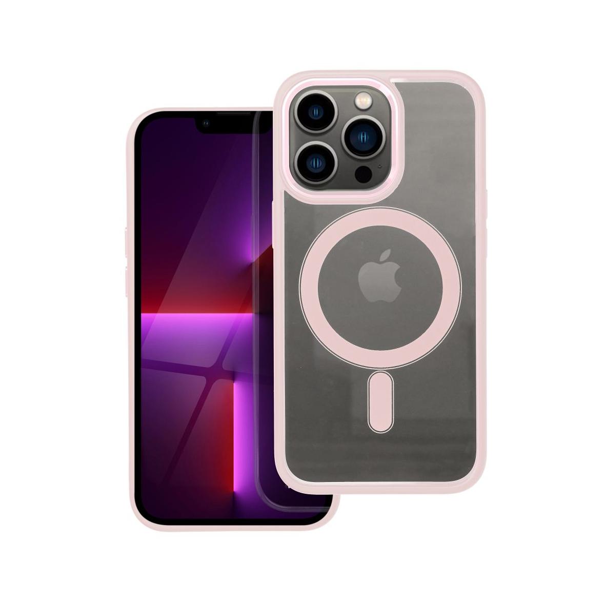 Futerał do iPhone 13 PRO Color Edge Mag Cover zgodny z MagSafe różowy