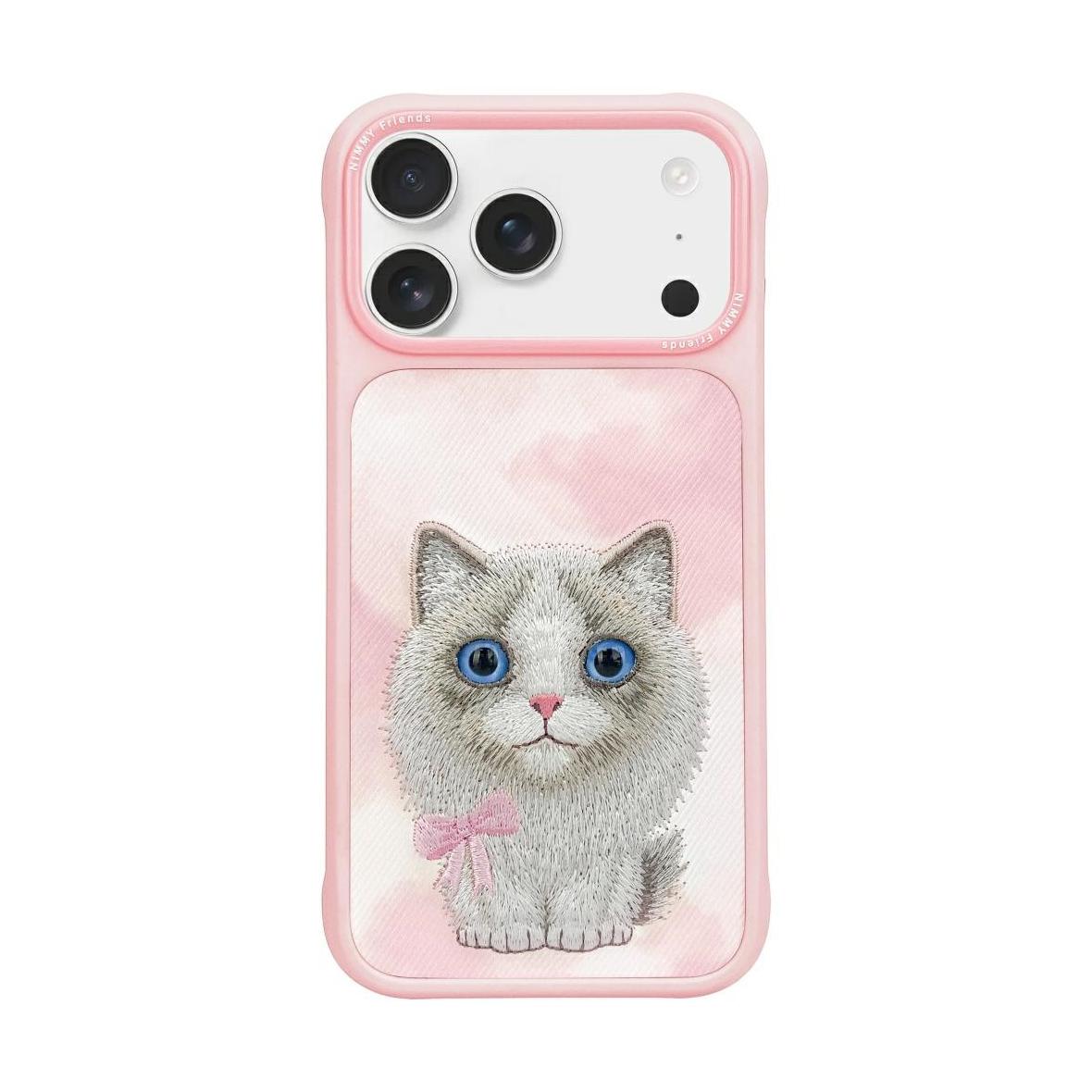 NIMMY futerał BIG EYED PET 2.0 Cat do IPHONE 17 Pro Max różowy