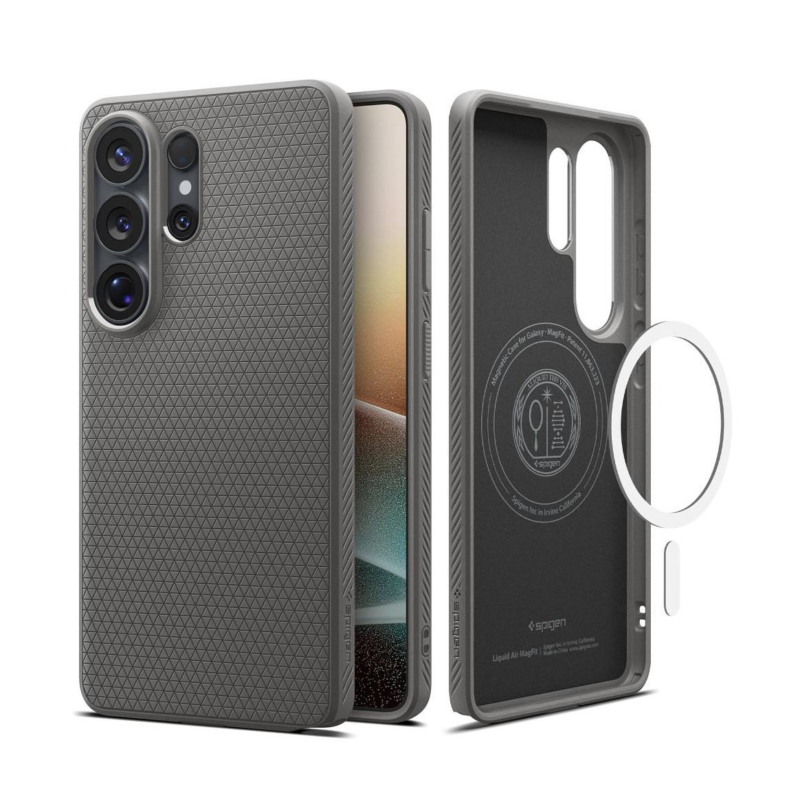 SPIGEN futerał LIQUID AIR MAG kompatybilny z MagSafe do SAMSUNG S26 Ultra marble grey