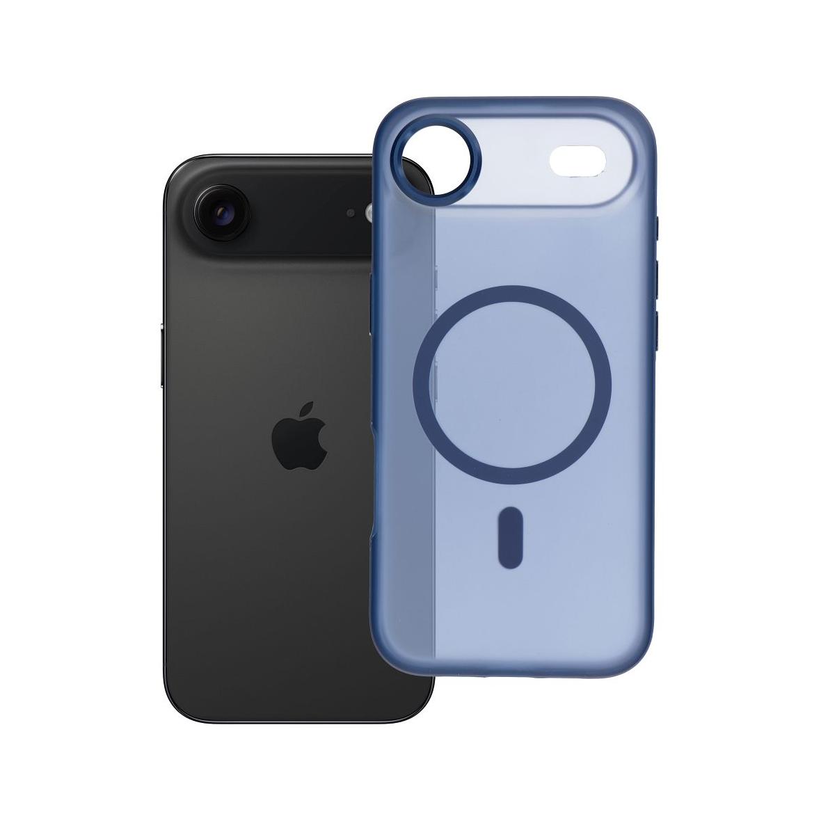 Futerał do iPhone 17 AIR Flexline Mag Cover zgodny z MagSafe granatowy