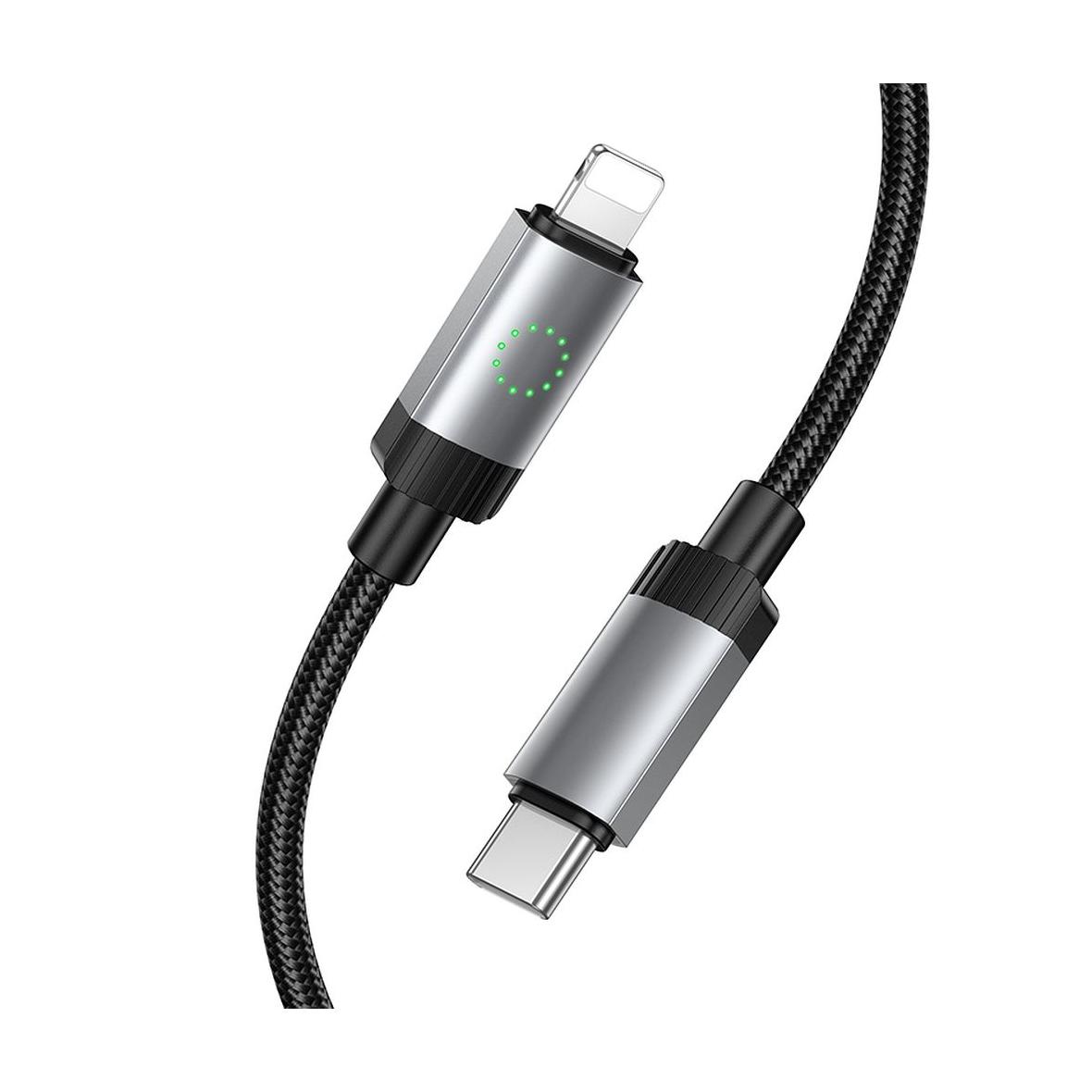 Kabel USB C do Lightning Hoco PD 27W 1 m X117 czarny