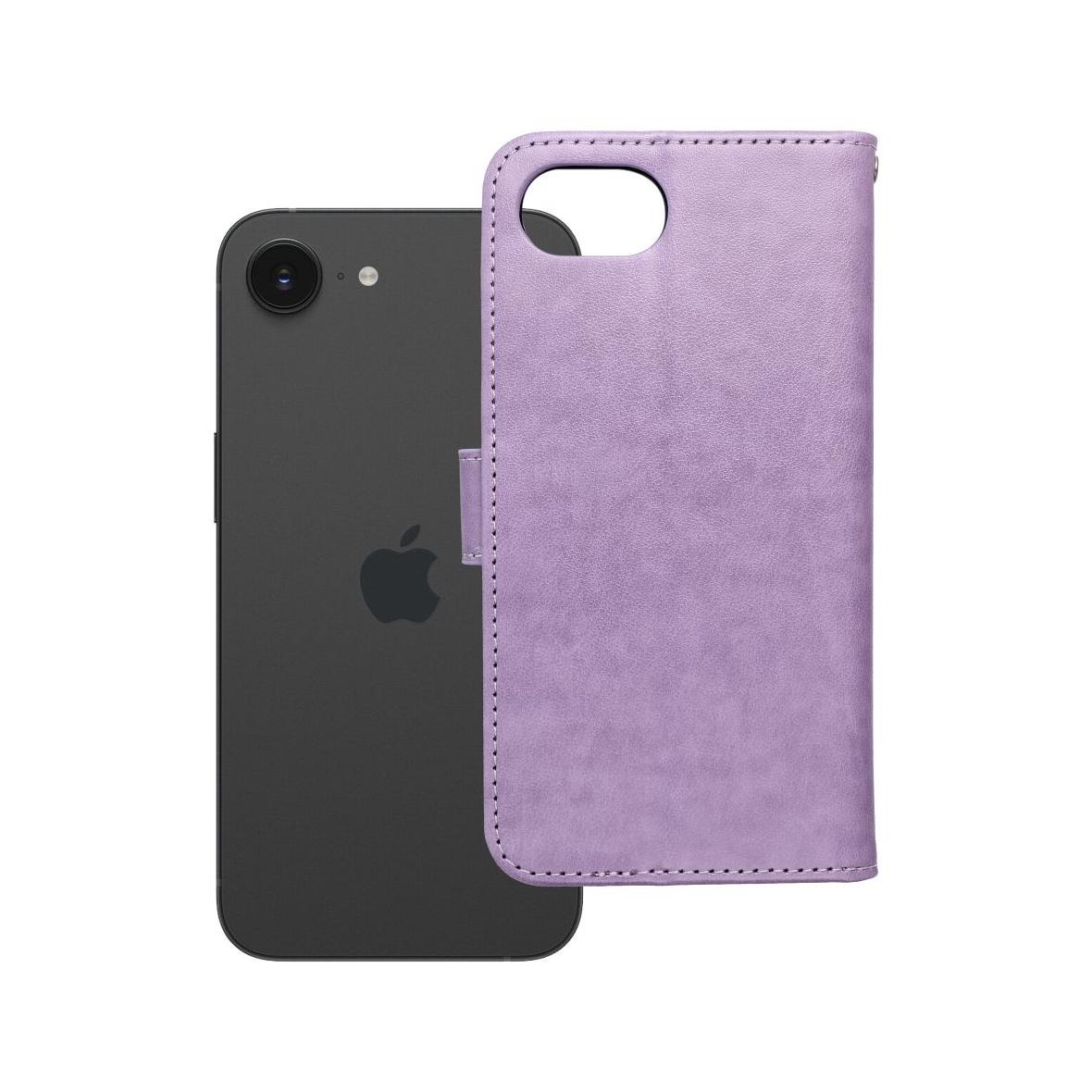 Etui z klapką na iPhone 16e (SE 4 2025) Mezzo Book łapacz snów fioletowe