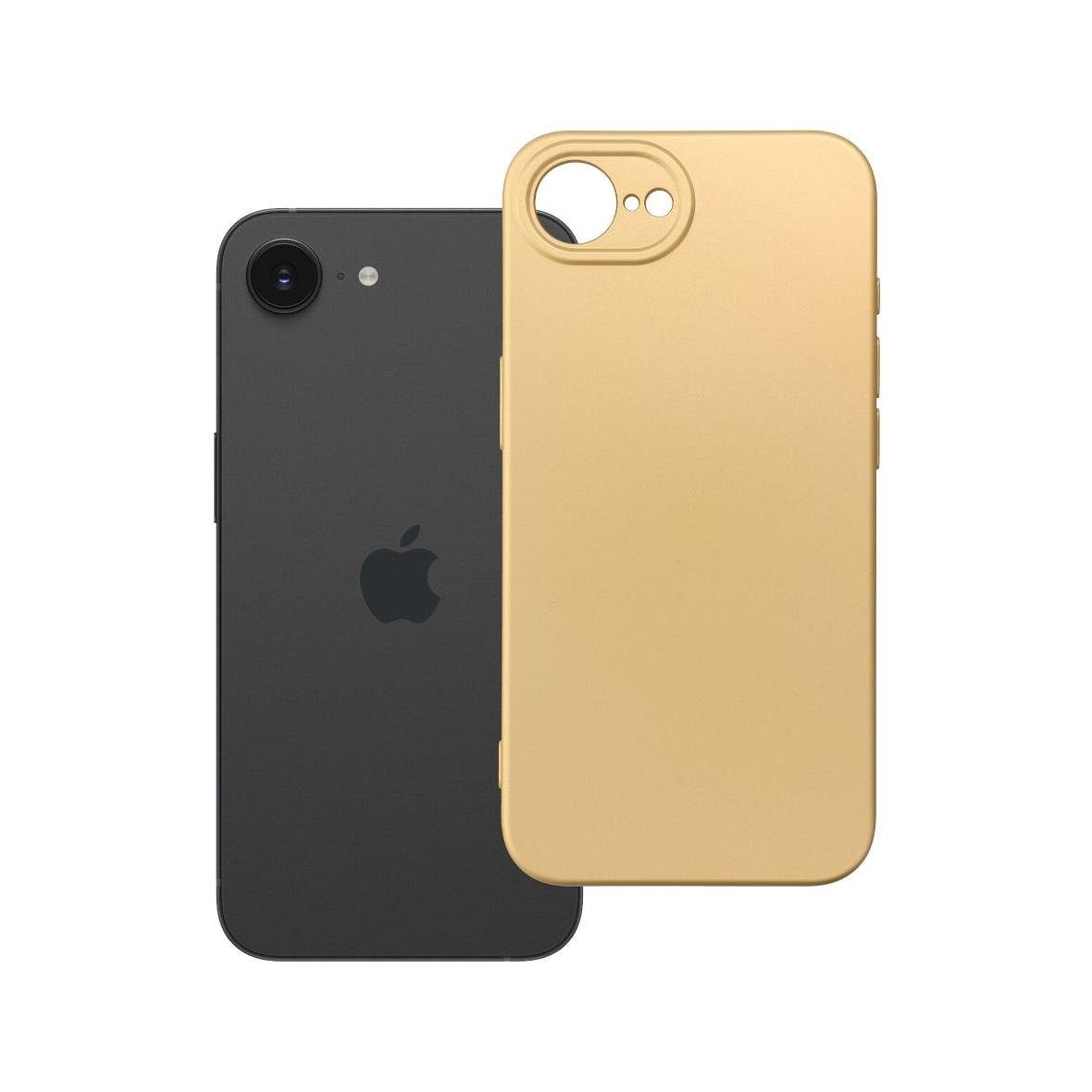 Futerał do iPhone 16e (SE 4 2025) / 17e Metallic złoty