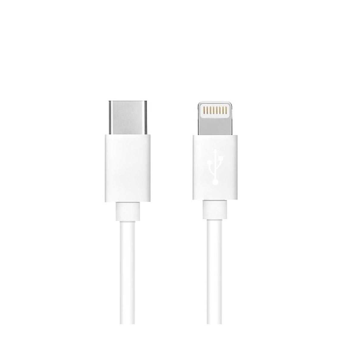 Kabel USB C do Lightning PD 3A 20W 1 m C291 biały