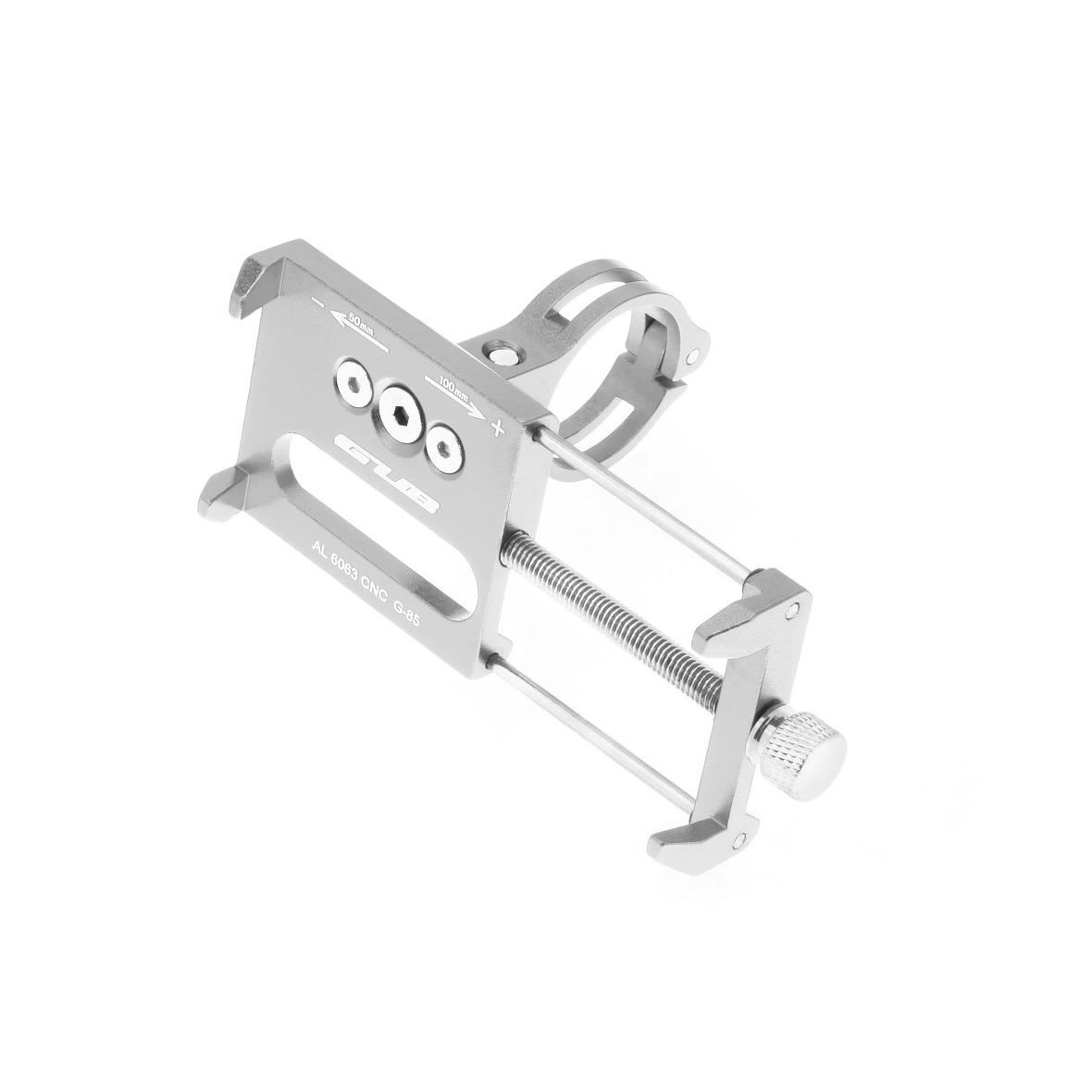 GUB uchwyt rowerowy na kierownicę G85 Aluminium srebrny