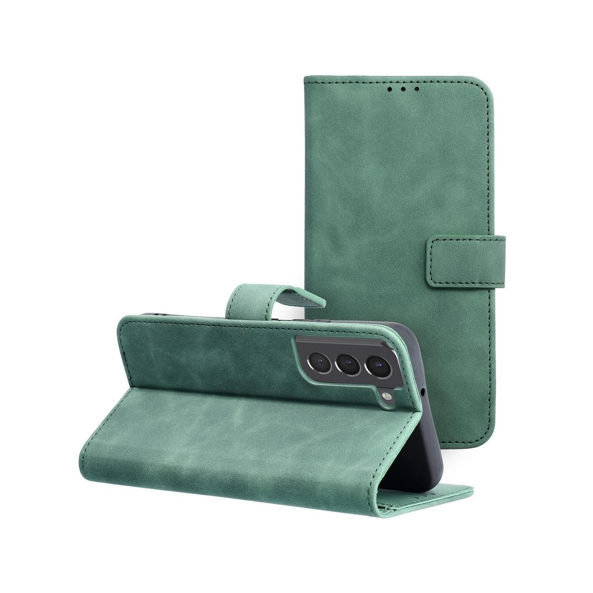 Etui z klapką na Samsung A53 5G Tender Book zielone