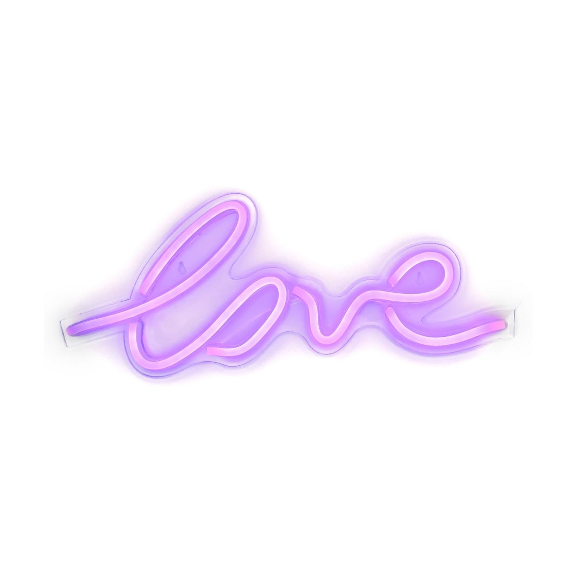 NEON NA ŚCIANĘ LED na USB - LOVE model
