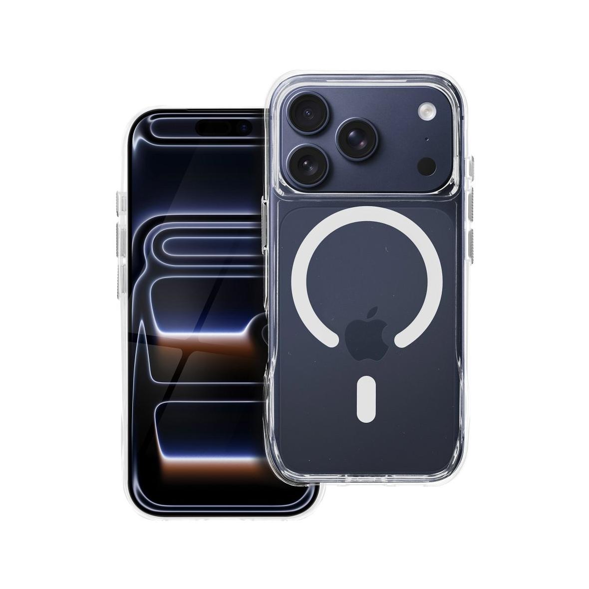ROAR futerał SLIM DEFENDER kompatybilny z MagSafe do IPHONE 17 Pro Max transparentny