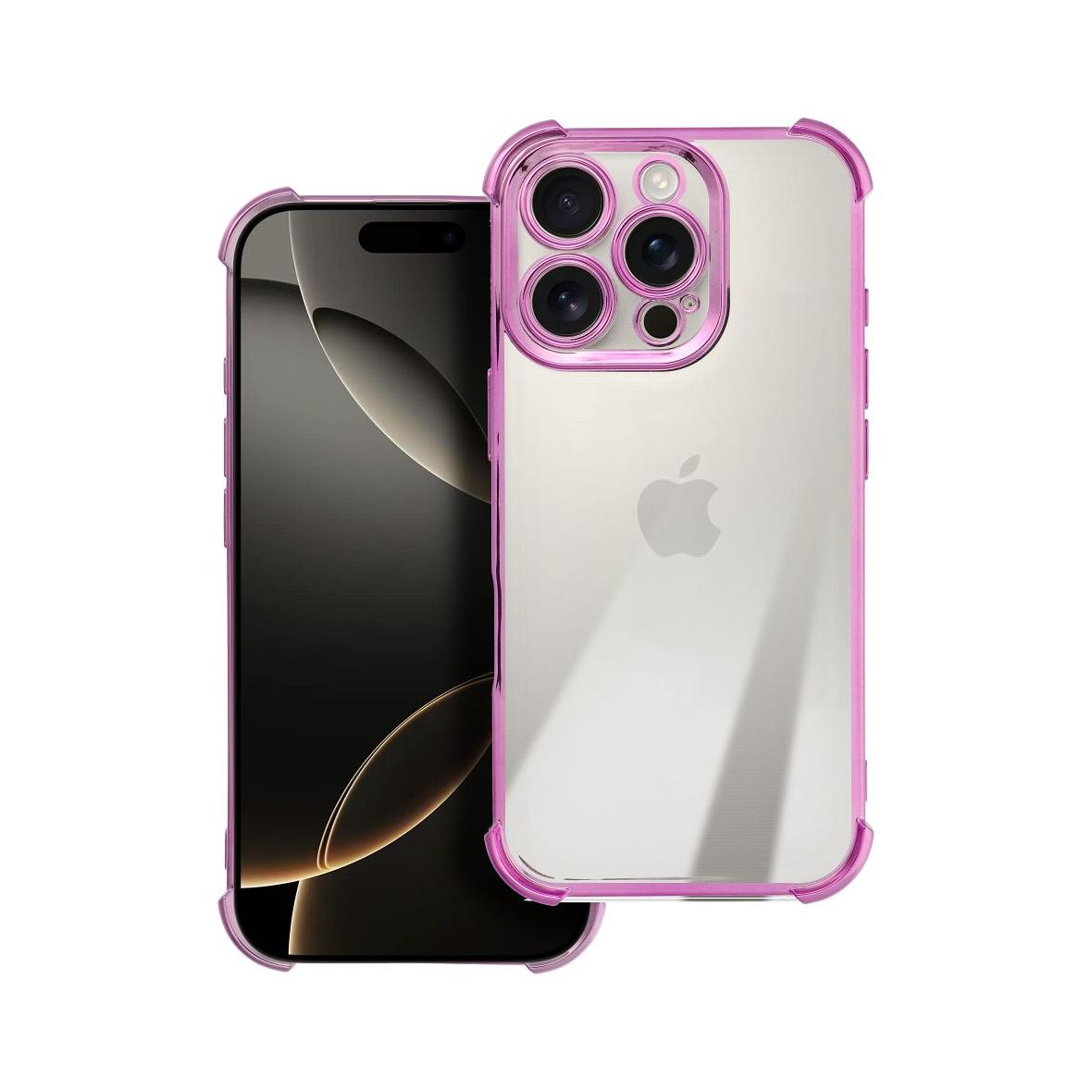 Futerał do Samsung S25 FE Antishock Electro purpurowy