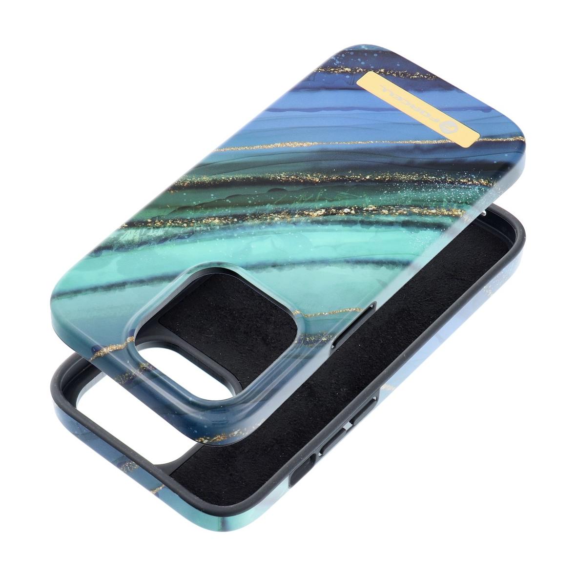 Etui na iPhone 14 PRO Forcell F-Protect Mirage zgodny z MagSafe jade marble