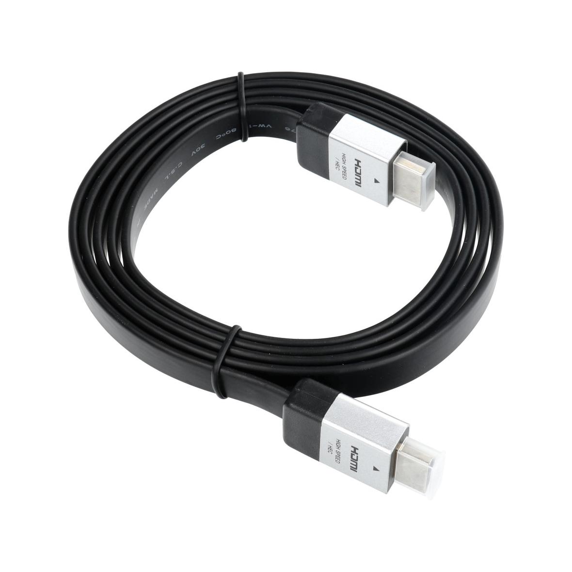 Kabel HDMI do HDMI 4K 60Hz High Speed with Ethernet wer. 2.0 BLISTER 1,5 m czarny
