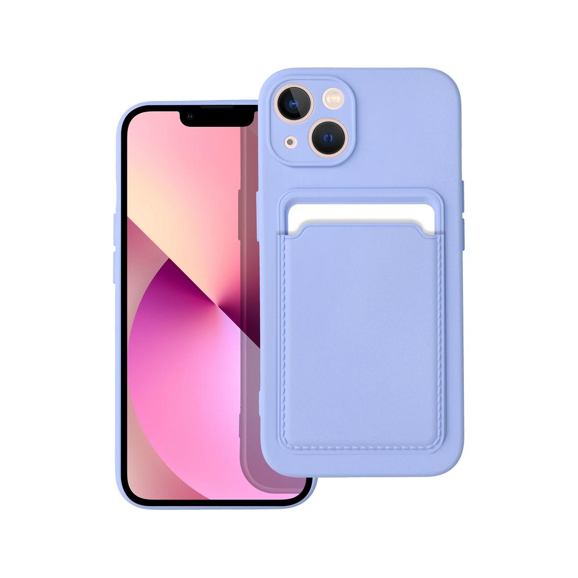 Futerał CARD CASE do IPHONE 13 fioletowy