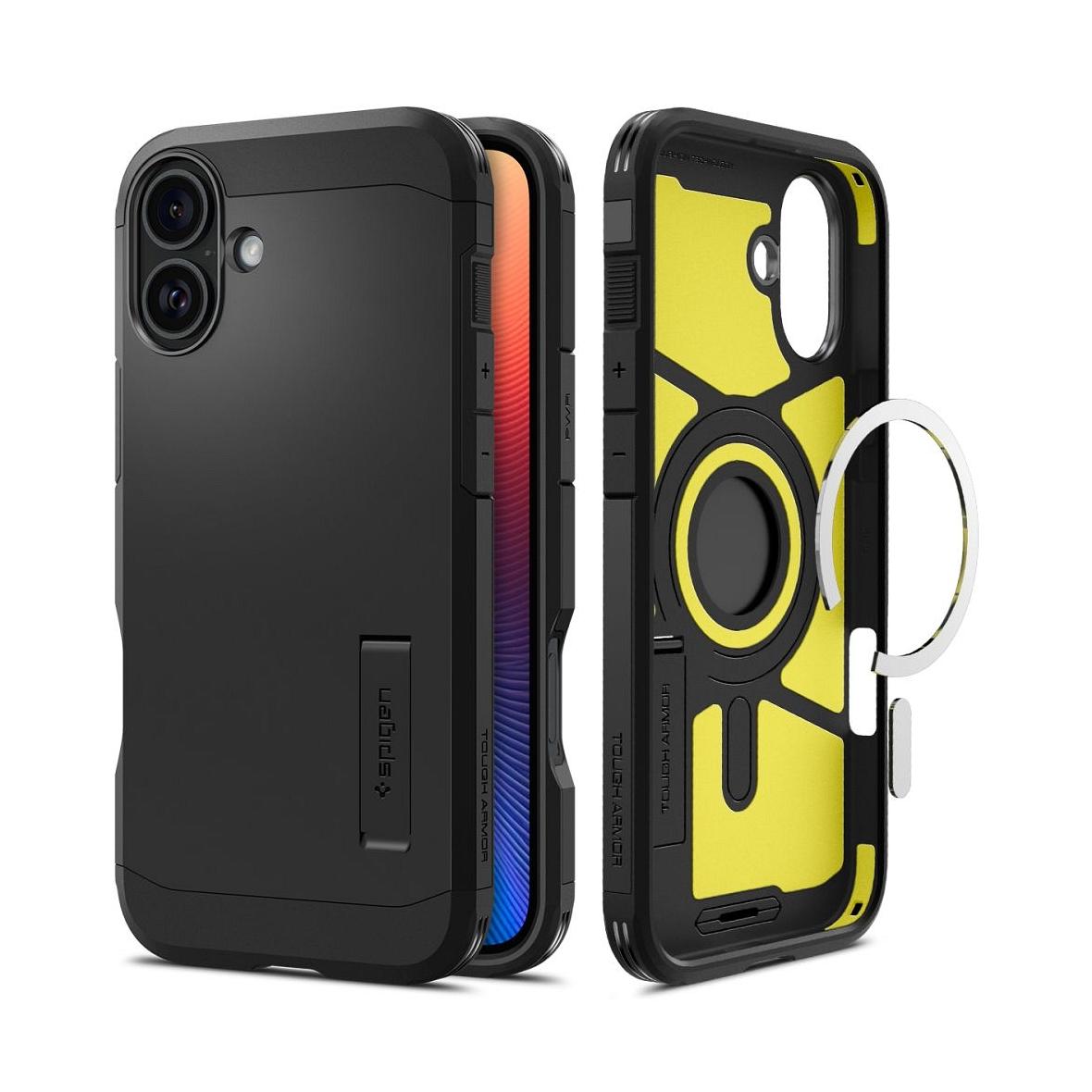 SPIGEN futerał TOUGH ARMOR MAG kompatybilny z MagSafe do IPHONE 16 black