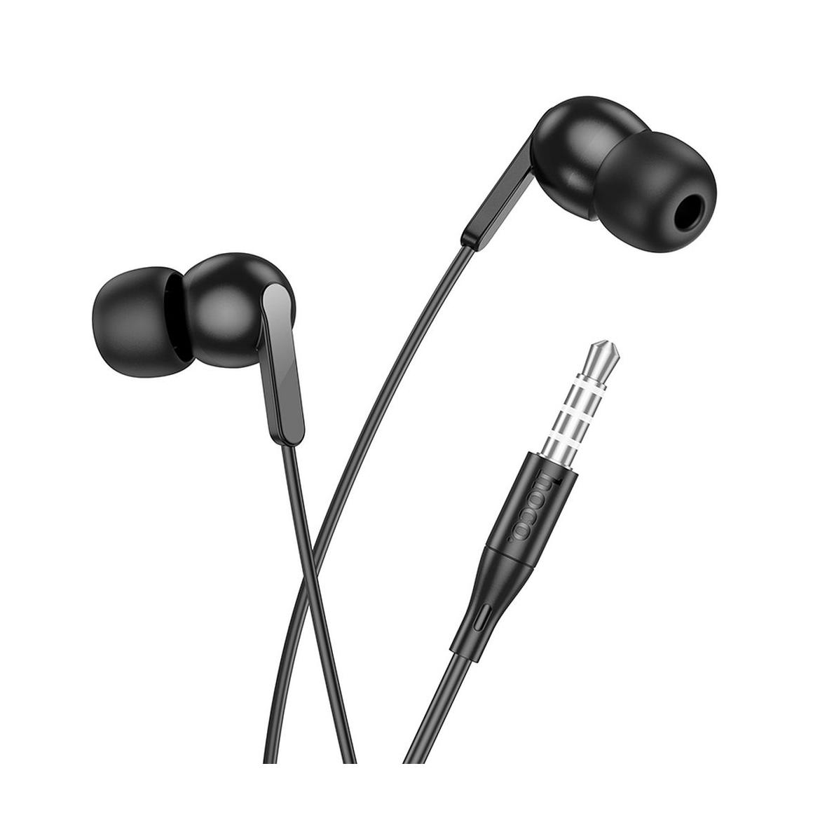 Słuchawki przewodowe douszne Jack 3,5 mm Hoco M124 czarne