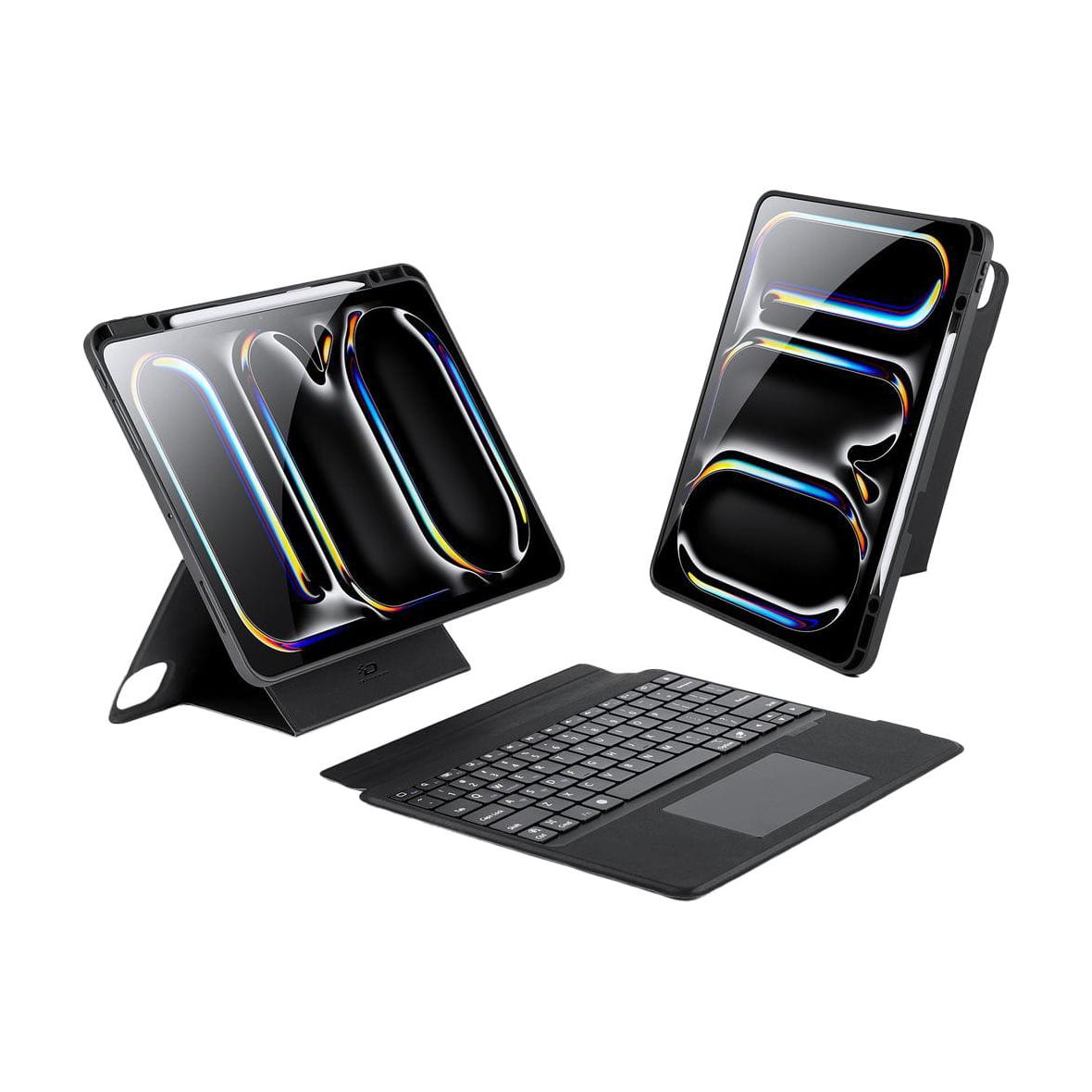 DUX DUCIS etui DK składane z klawiaturą bezprzewodową do iPad Pro 13 (2024) czarne