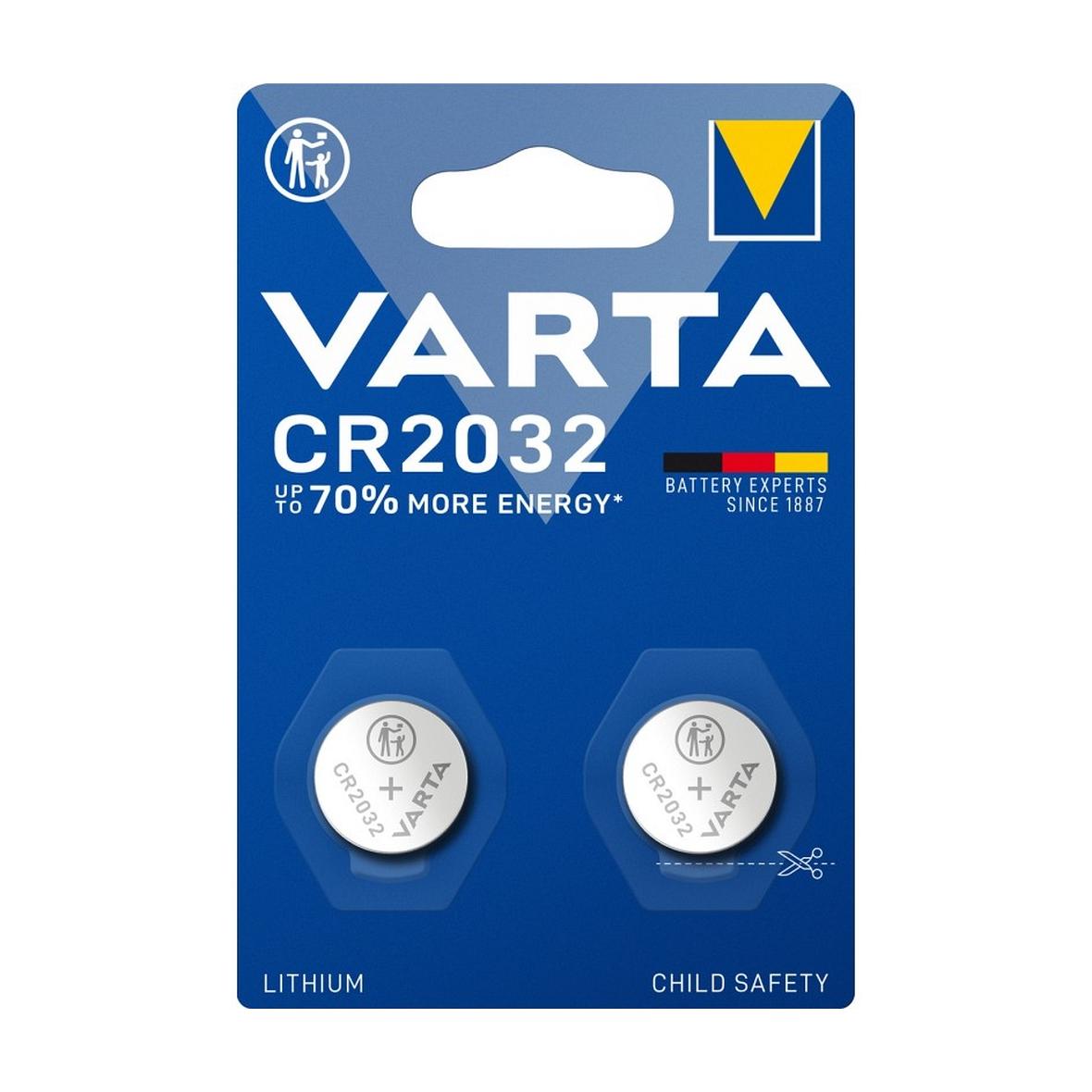 VARTA bateria litowa CR2032 (BIOS) 3V 2 szt