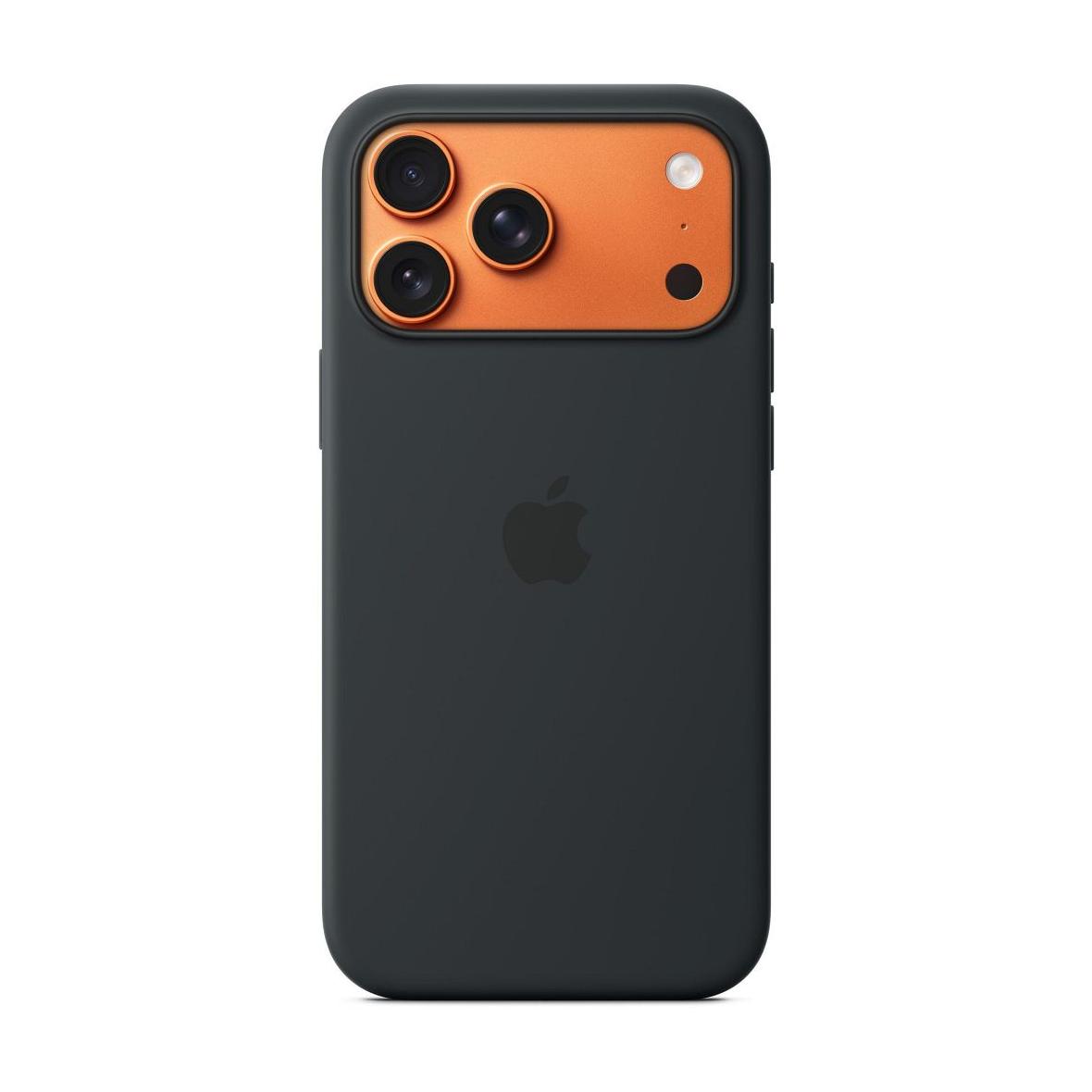 iPhone 17 Pro Max Silicone Case with MagSafe – Black 0INT