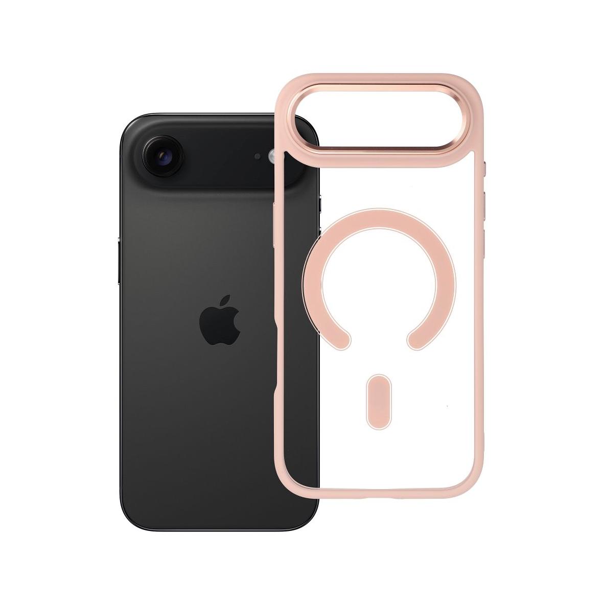 Futerał do iPhone 17 AIR Color Edge Mag Cover zgodny z MagSafe różowy