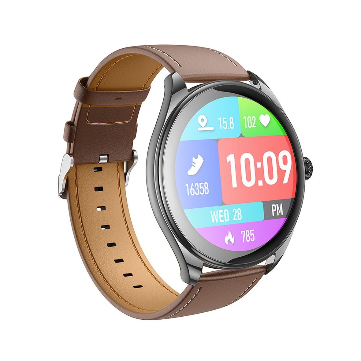 Smartwatch Hoco 1,43" AMOLED IP67 z funkcją rozmowy Y22 czarny