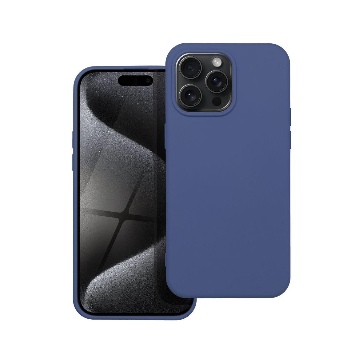Futerał do iPhone 15 PRO MAX Silicone niebieski