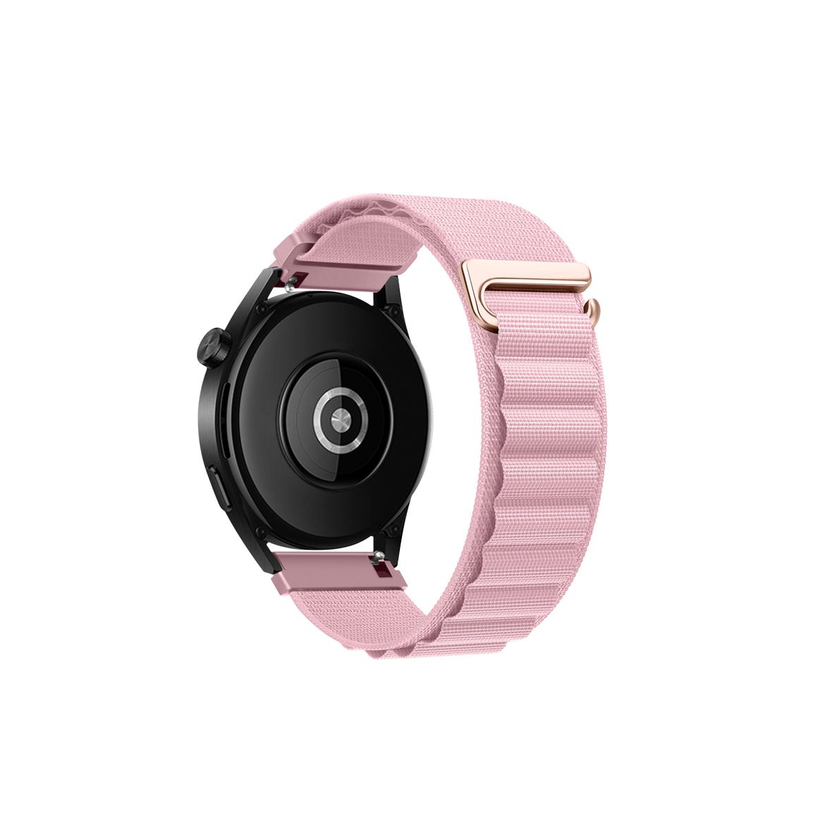 Pasek do Samsung Galaxy Watch Forcell F-Design FS05 sprzączka włókno poliestrowe 20 mm piaskowy