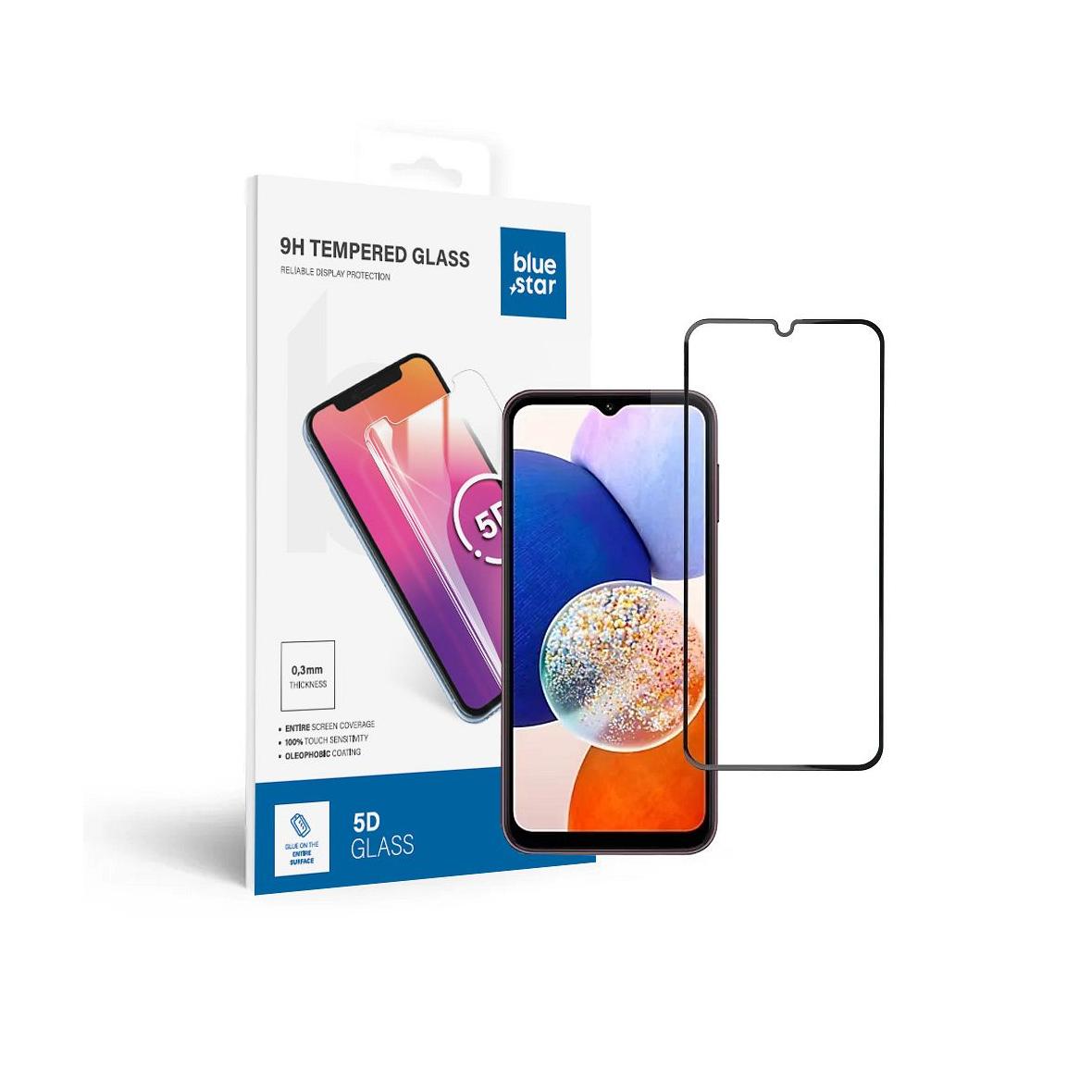 Szkło hartowane do Samsung Galaxy A14 5G (full glue / case friendly) Blue Star 5D czarne