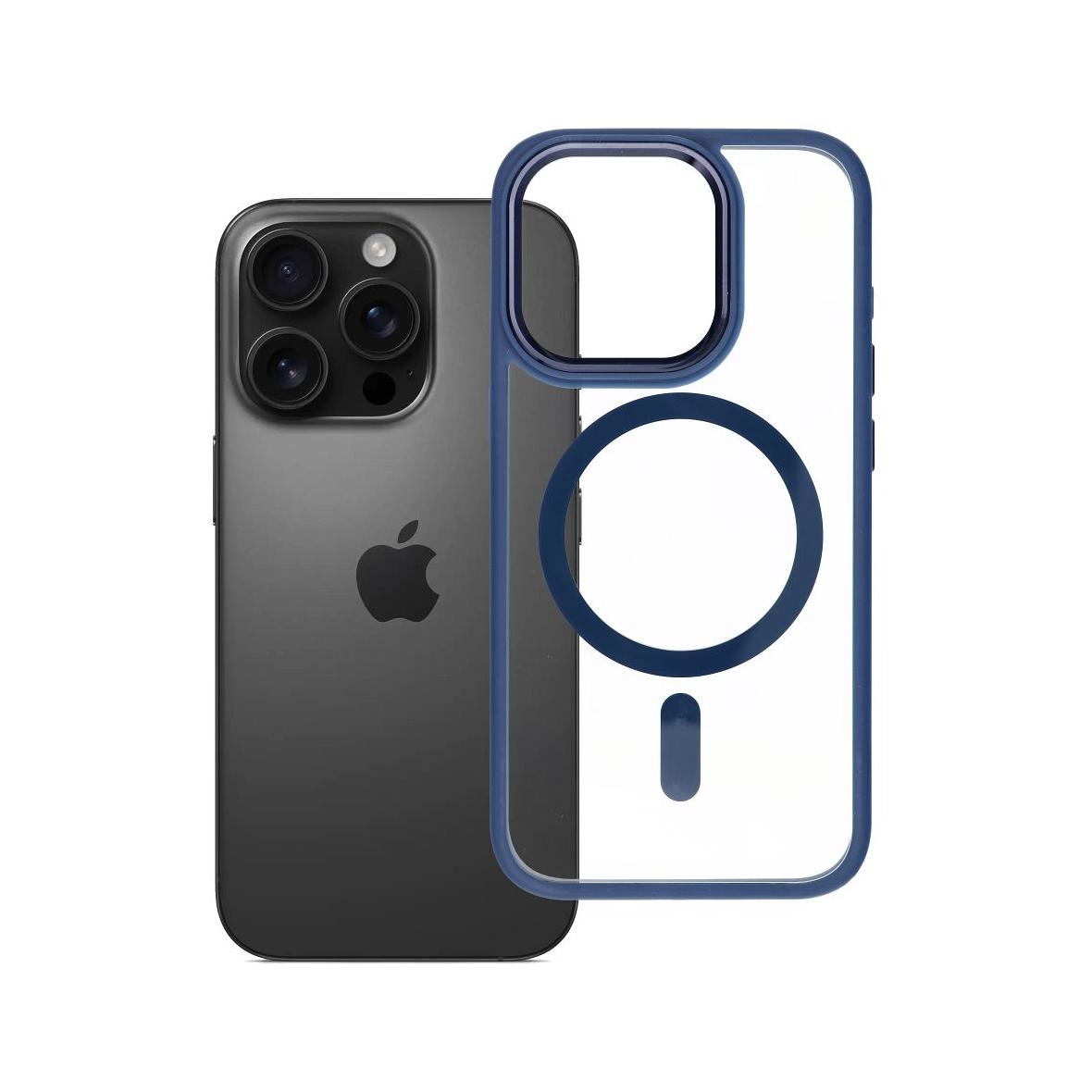 ROAR futerał MAG BUMPER kompatybilny z MagSafe do IPHONE 15 Pro niebieski