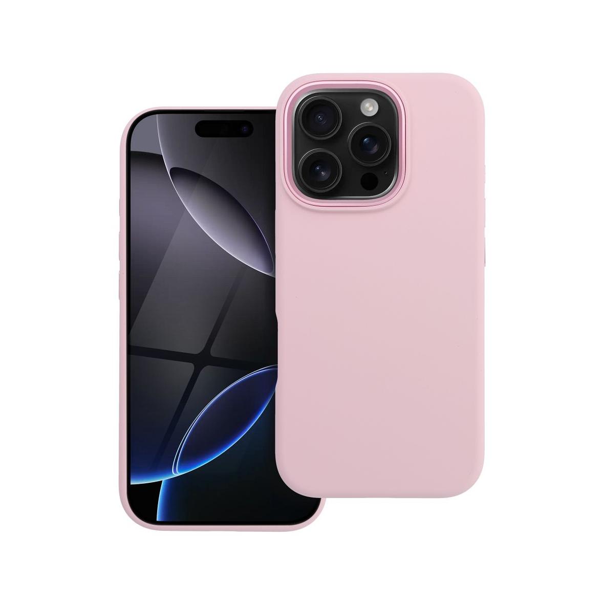Etui na iPhone 16 PRO Forcell F-Protect Frame Premium zgodny z MagSafe różowy 0INT