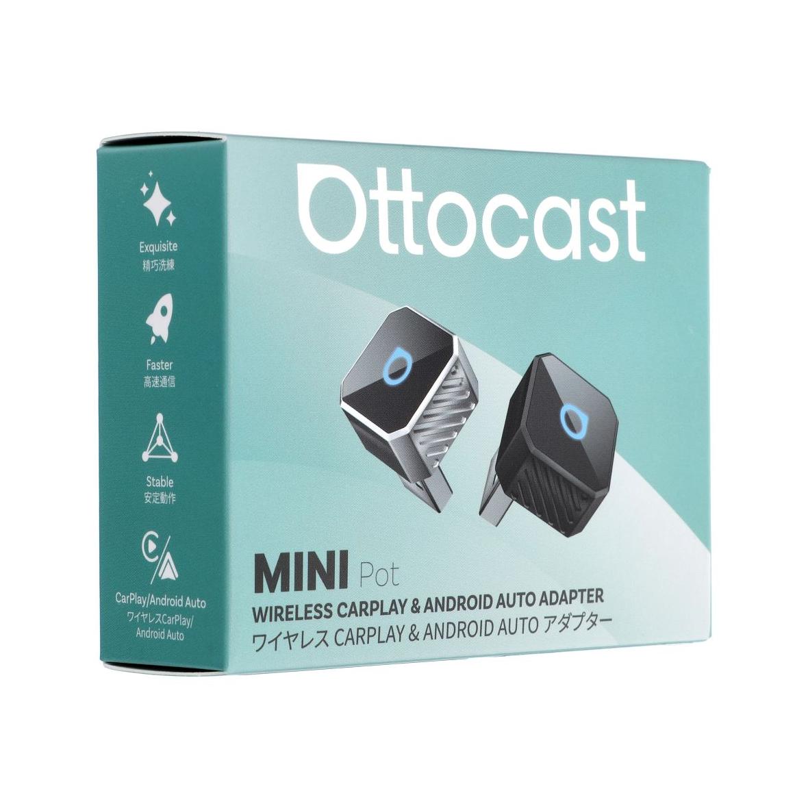 Bezprzewodowy Adapter samochodowy OTTOCAST Mini Cube T3 czarny