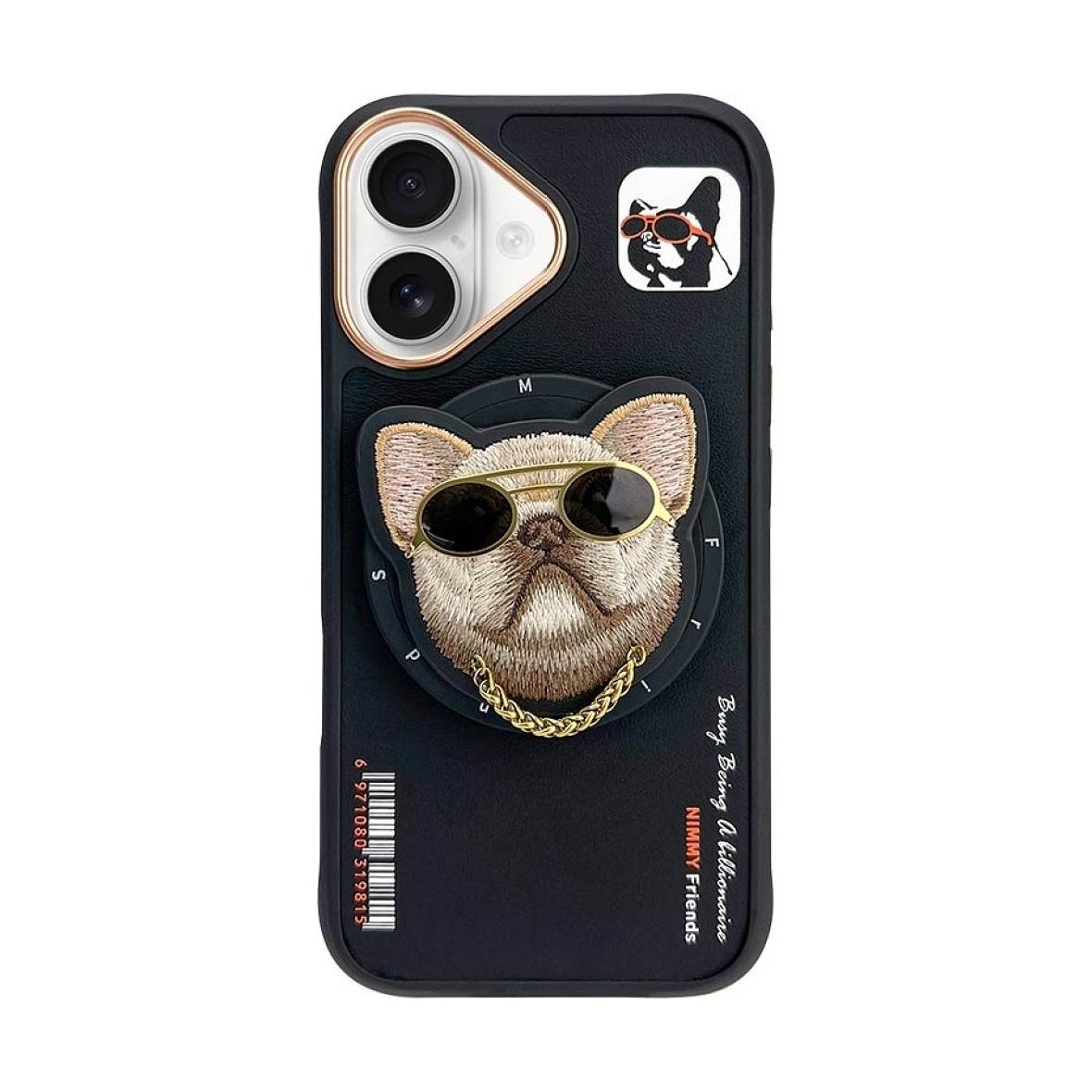NIMMY futerał GLASSES COOL DOG kompatybilny z MagSafe do IPHONE 16 czarny