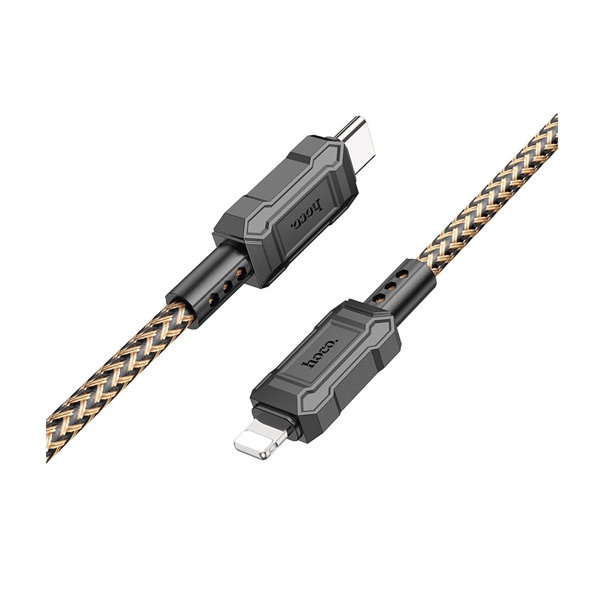 Kabel USB C do Lightning Hoco PD 2,4A 20W 1 m X94 złoty
