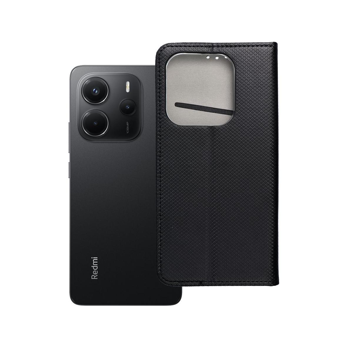 Etui z klapką na Xiaomi Redmi NOTE 14 5G Smart Case Book czarne