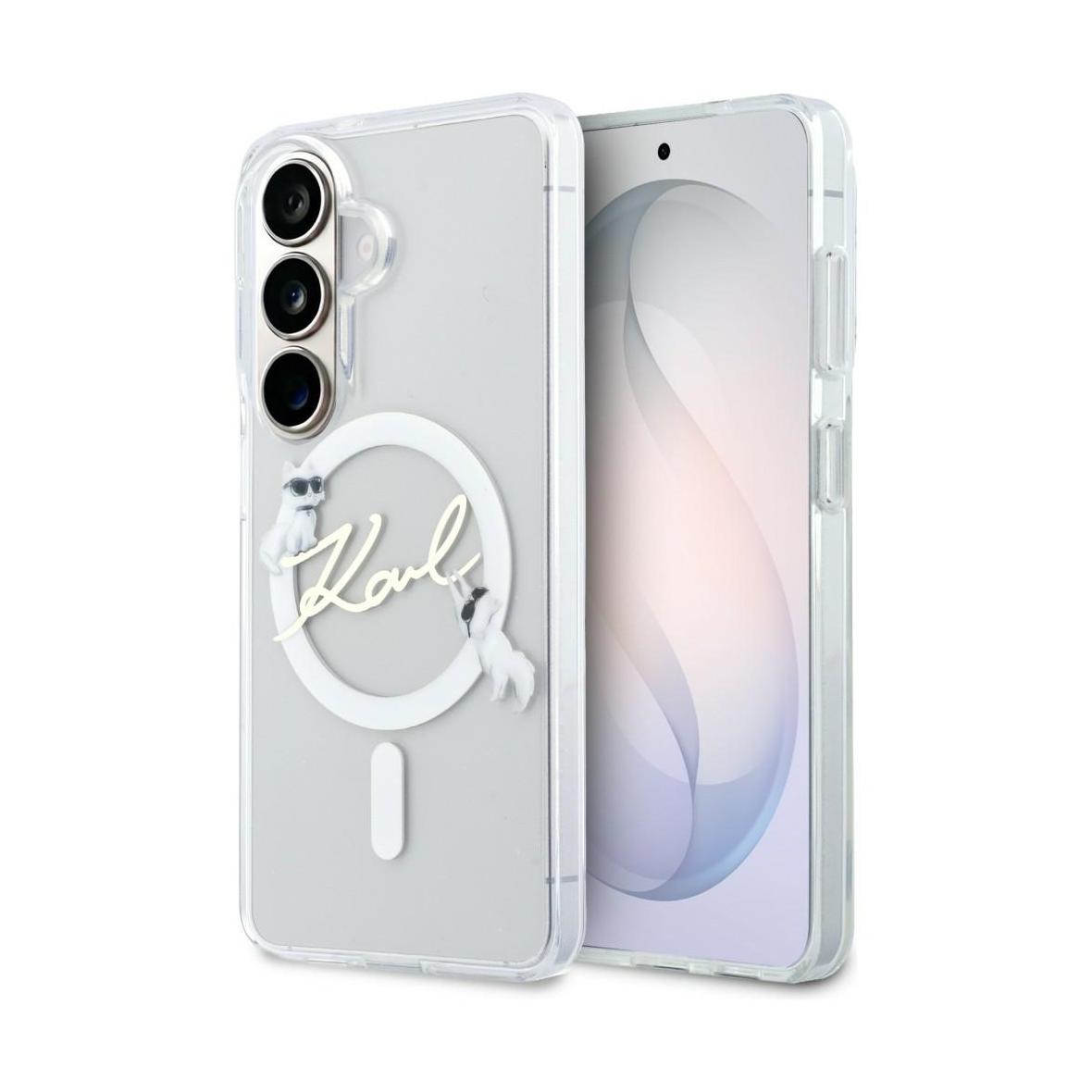 KARL LAGERFELD futerał do SAMSUNG S26 KLHMS26S5HKSCAH (Magnetic IML KC Script) transparentny
